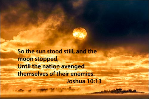 Sun Stood Still - Moon Stopped